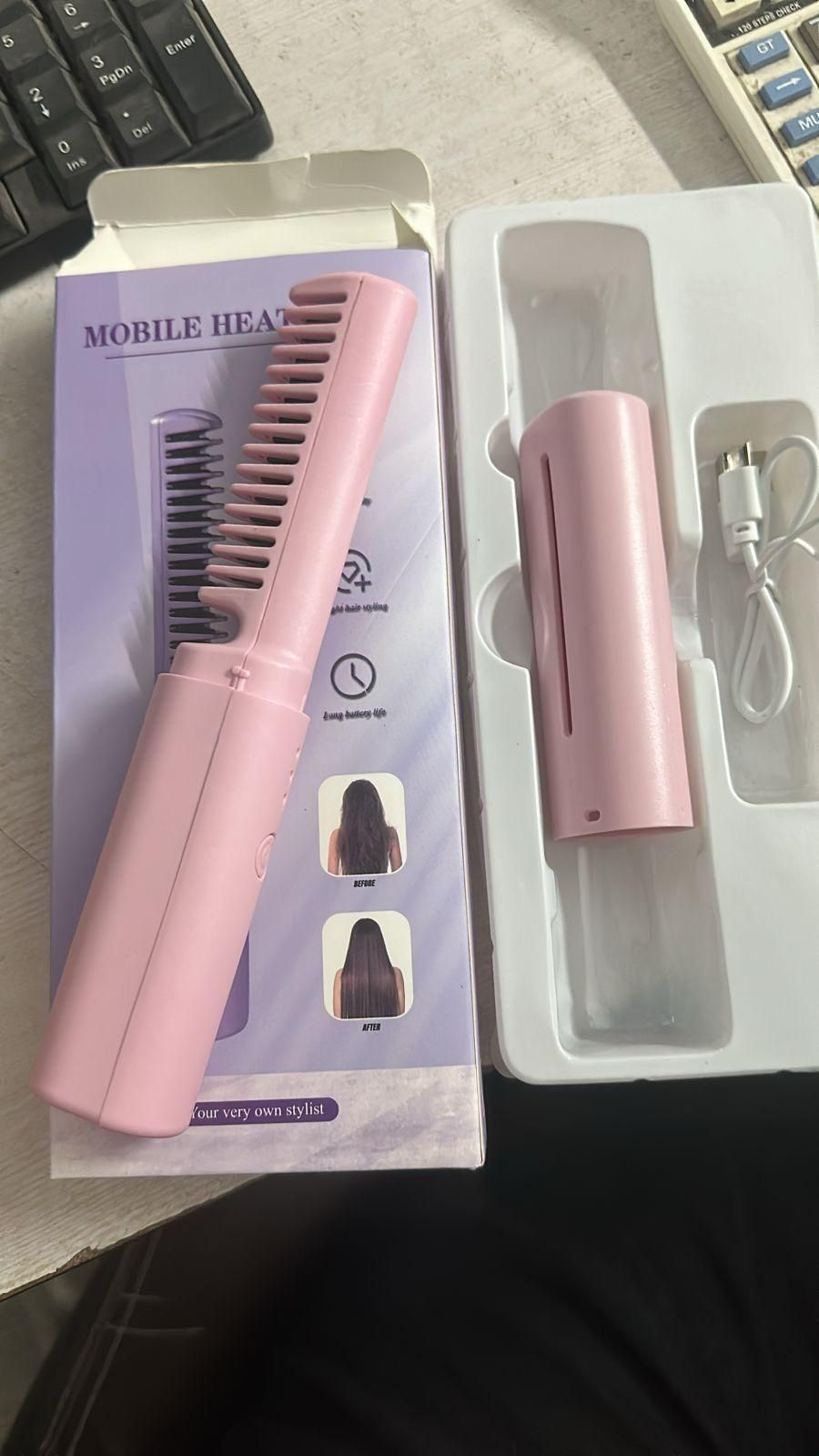 Meneflix Portable Mini Hair Straightener ✨