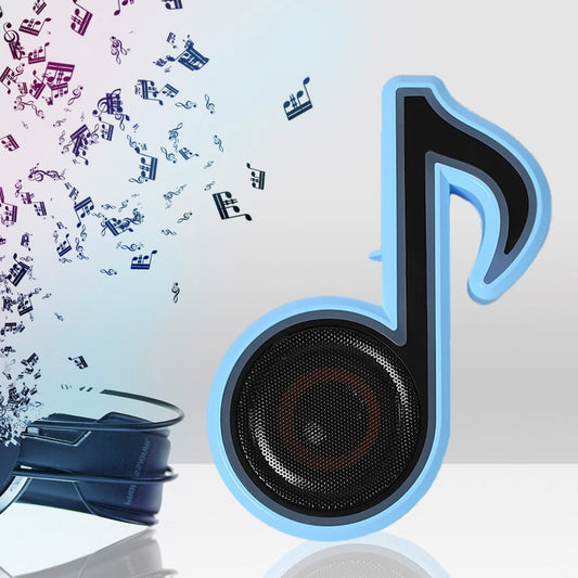 GlowBeat Music Note Speaker 🎶