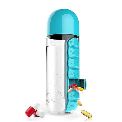 HydraPill Weekly Organizer Bottle 💊💧