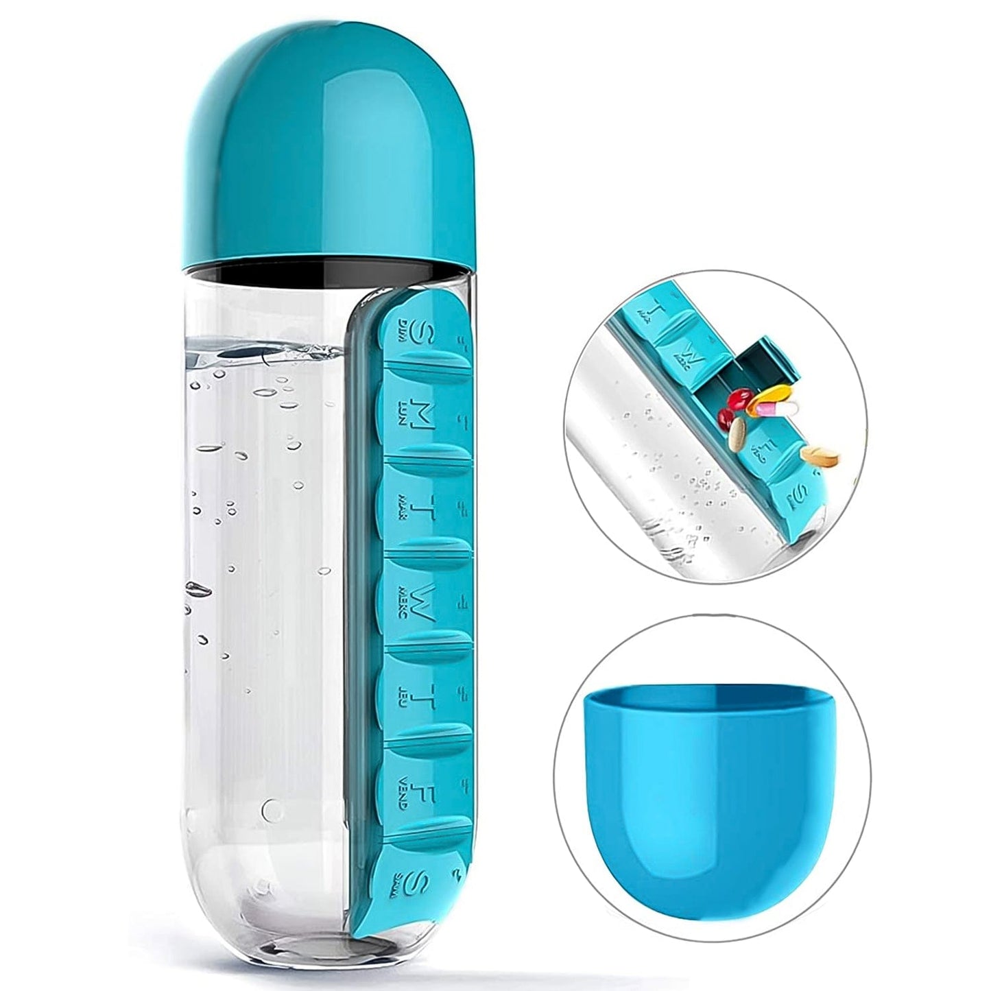 HydraMate – Pill & Water Bottle