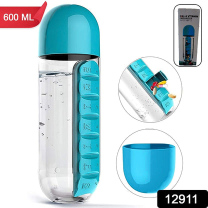 HydraPill Weekly Organizer Bottle 💊💧