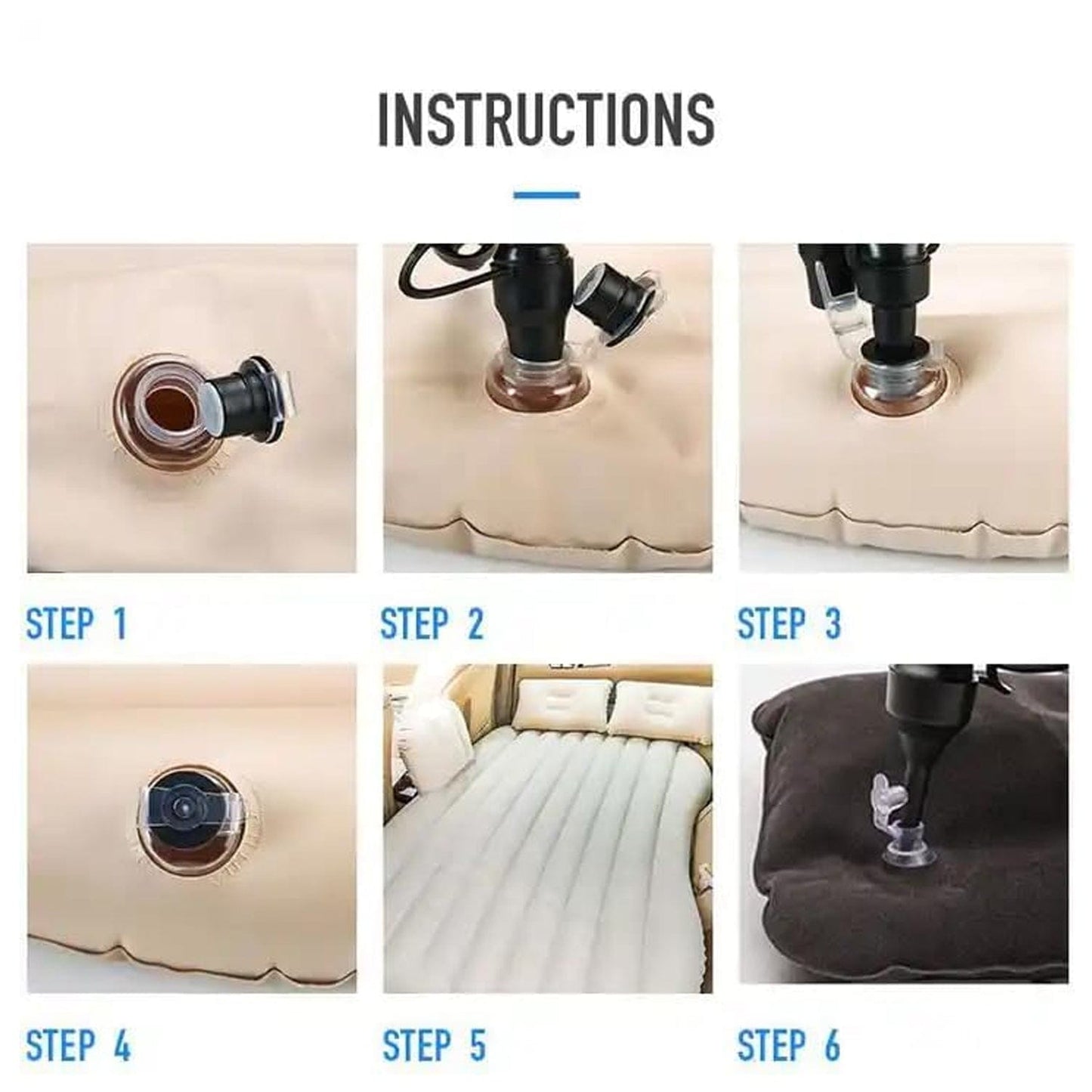 TravelMate Car Air Bed – Sleep Anywhere!